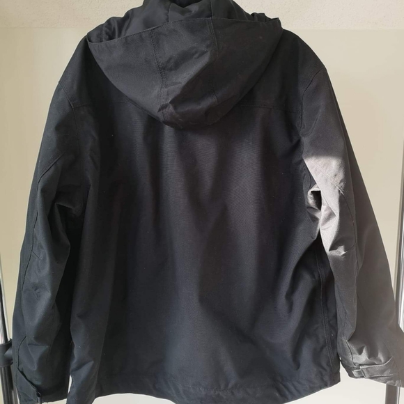 Carhartt Men's Shoreline Waterproof Breathable Nylon Jacket - Black New - Picture 2 of 4